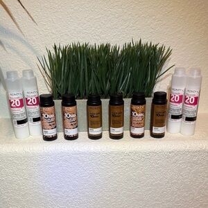 Redken 10min Color gels variety 6pack w developer, 4NN, 5N, 6NN, 7NN, 8NW, 9NN.